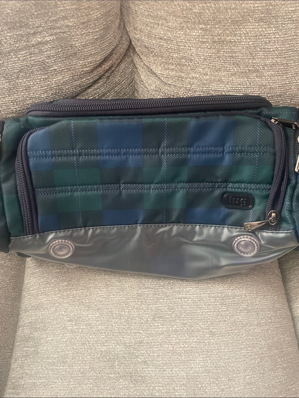 Lug Trolley Pop Plaid Navy